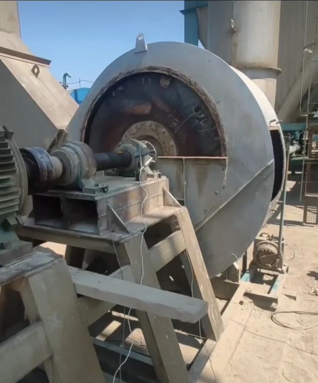 Ventilador industrial equilibrado