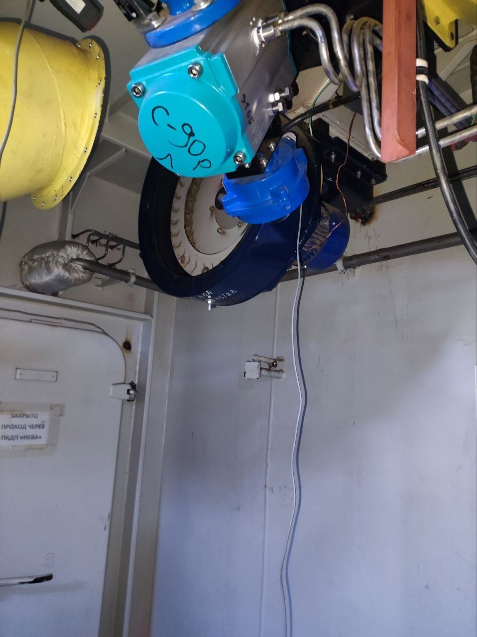 Instalación de sensores para análisis de vibraciones